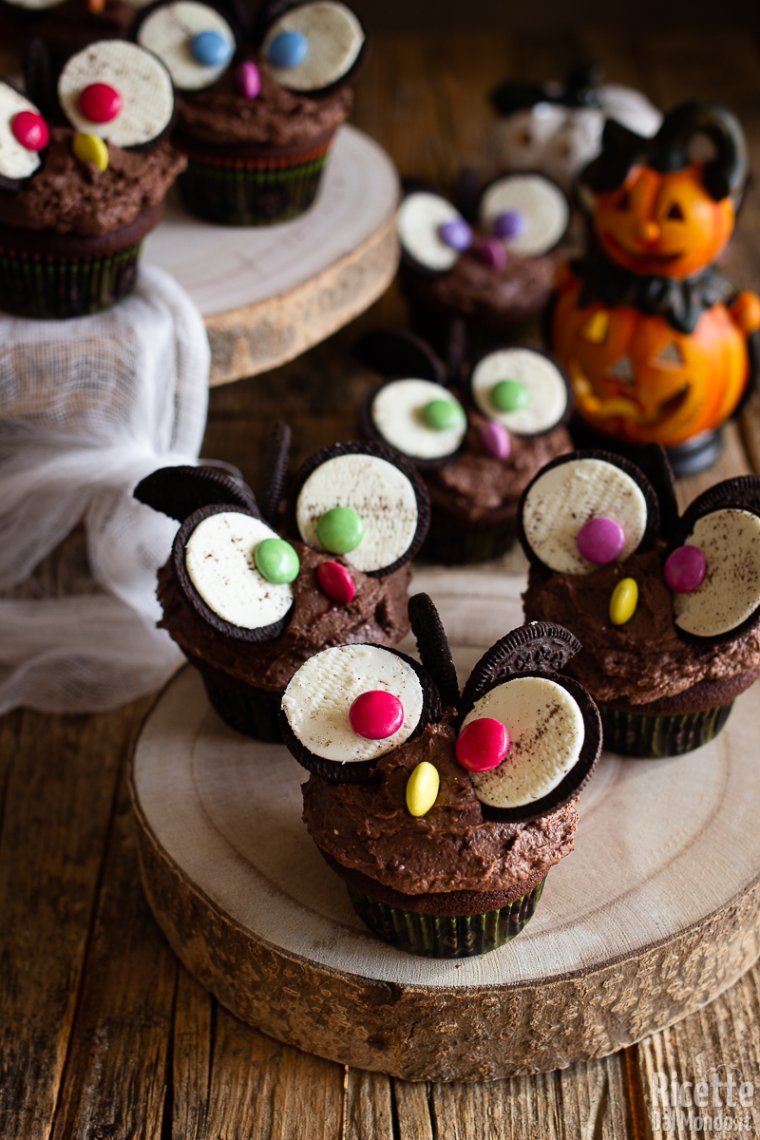 Come fare i cupcakes gufetto