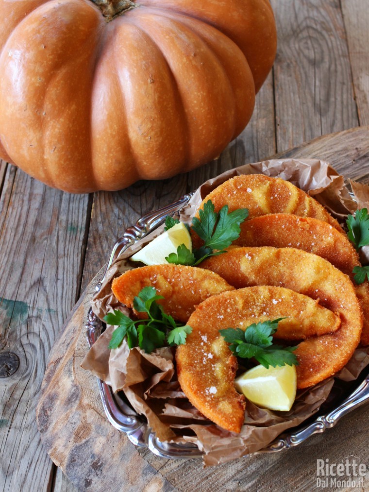 Cotolette vegetariane di zucca