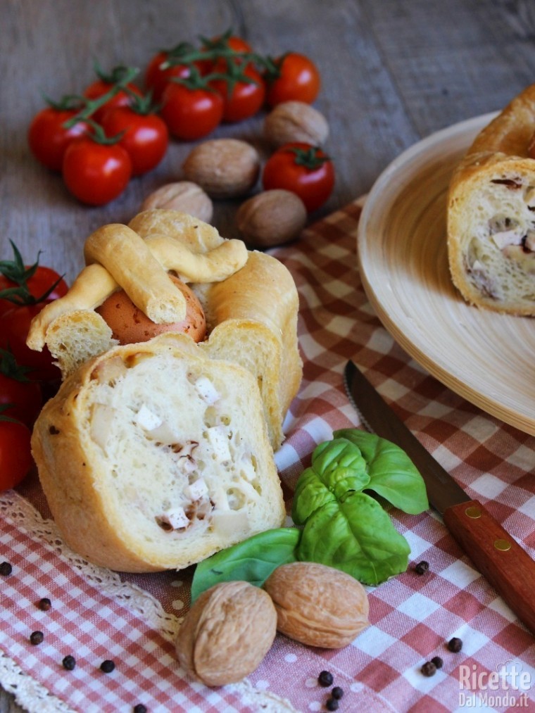 Come fare il casatiello vegetariano