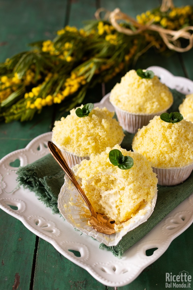 Come fare i cupcakes mimosa