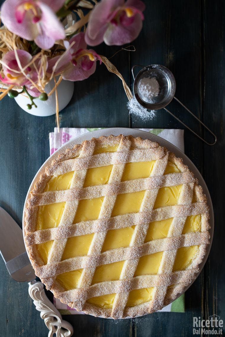 Ricetta della crostata alla crema pasticcera