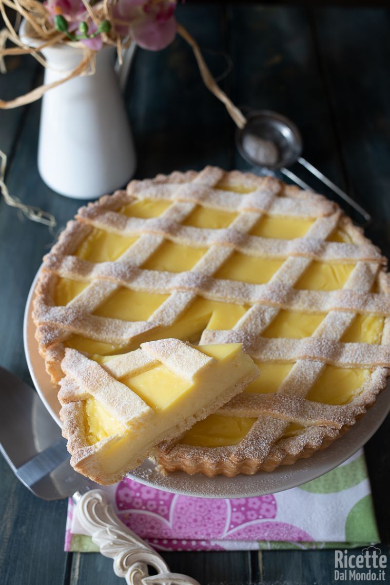 Come fare la crostata alla crema pasticcera