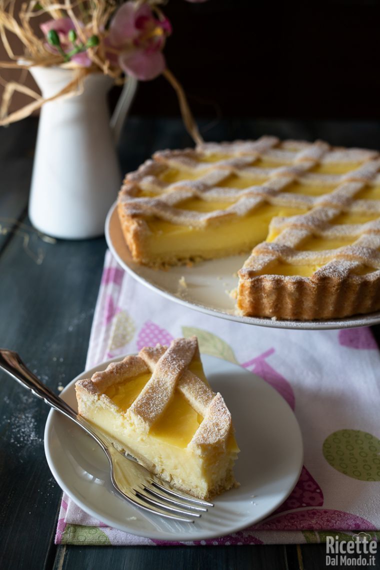 Come fare la crostata alla crema pasticcera