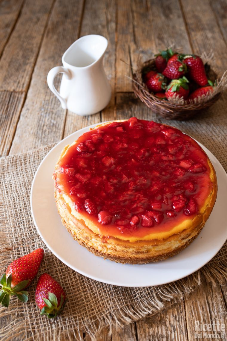 Cheesecake cotta alle fragole 10