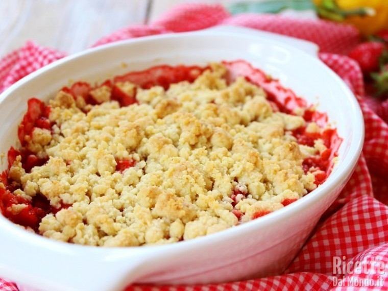 Crumble di fragole inglese