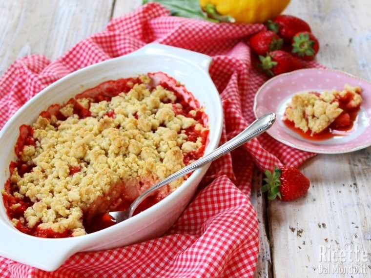 Ricetta crumble di fragole