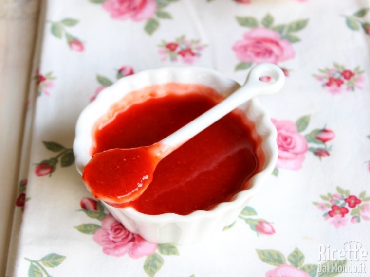 Ricetta coulis di fragole a freddo