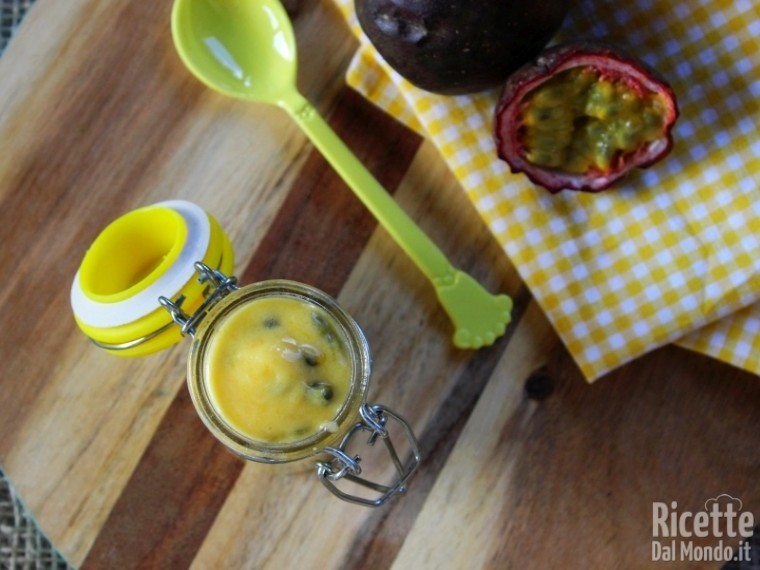 Ricetta curd al maracujia, passion fruit