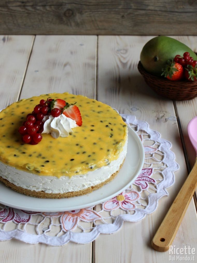 Come fare il cheesecake al mango
