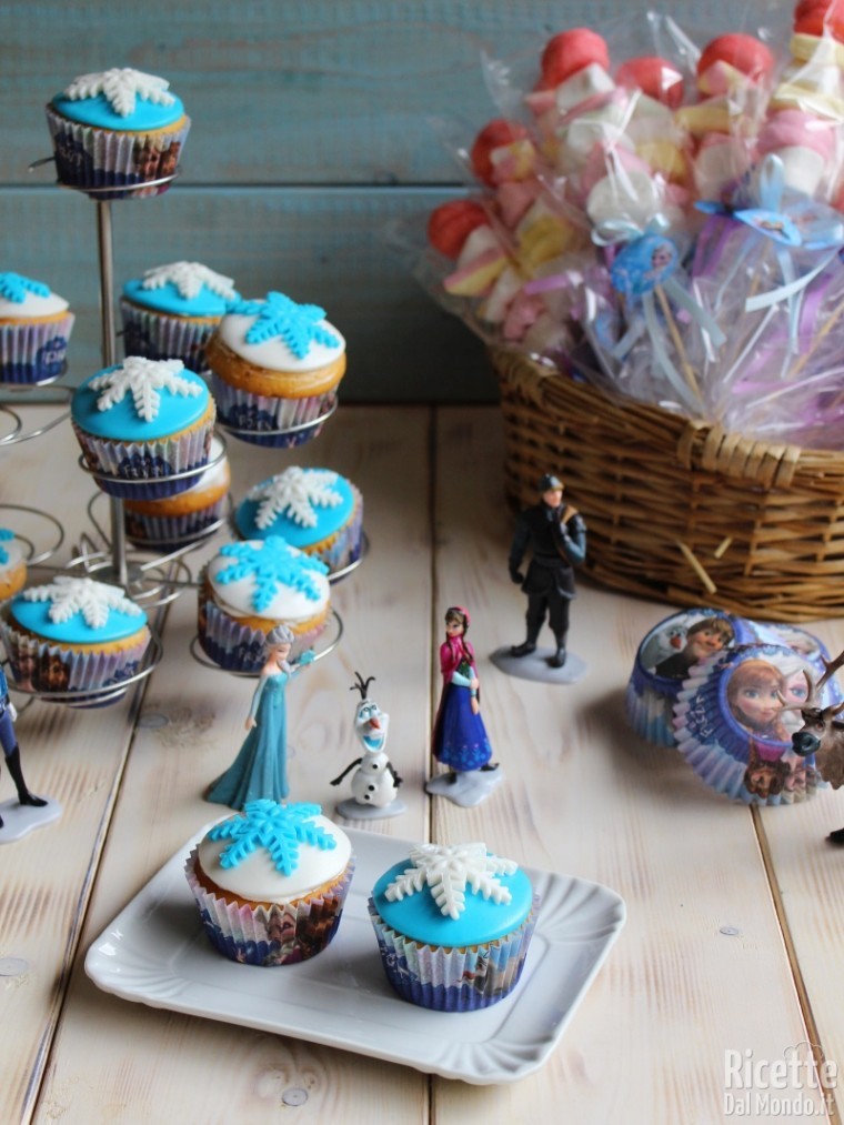 Come fare i cupcakes di Frozen Disney