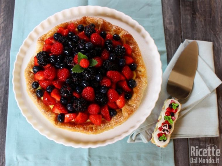 Ricetta crostata di pasta sfoglia
