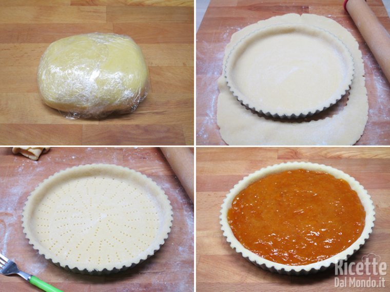 Preparare la crostata alla marmellata