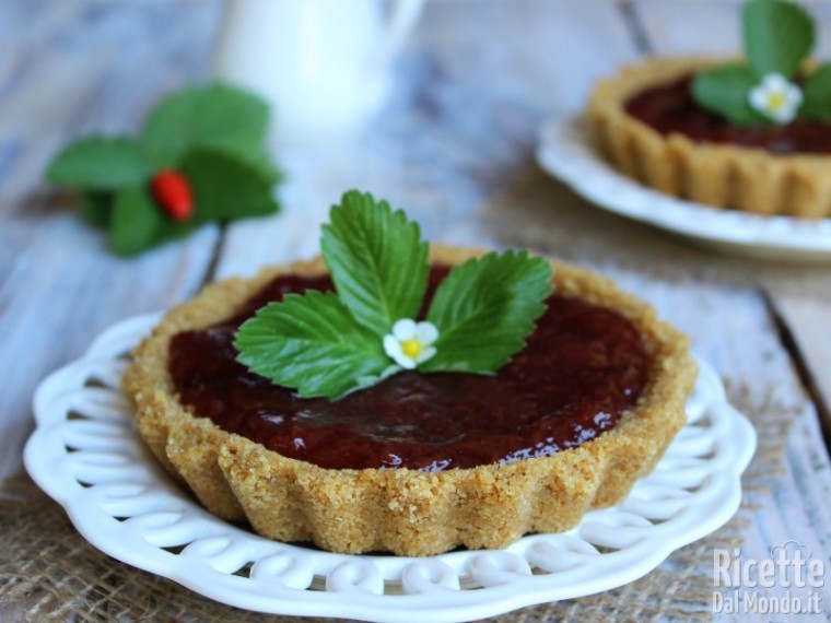 Crostatine senza cottura alla marmellata