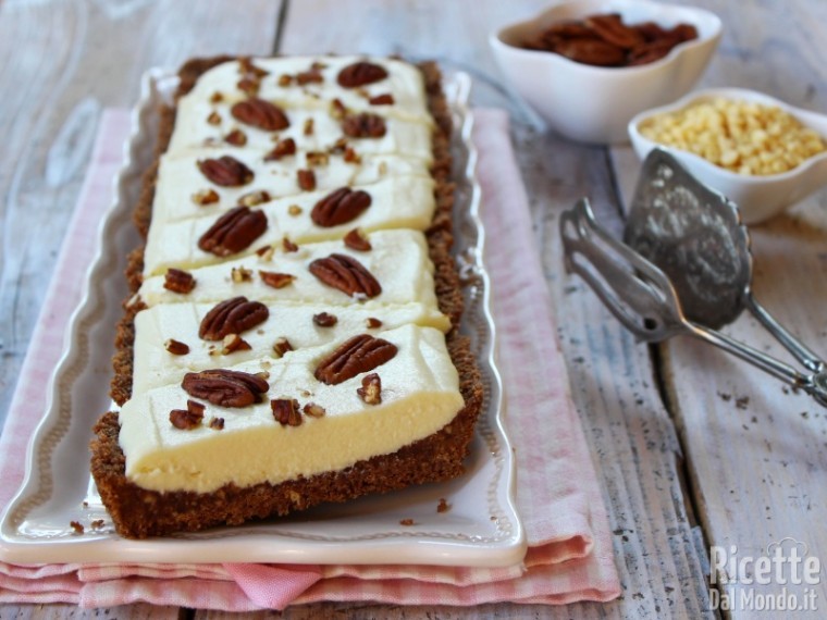 Crostata al cioccolato bianco senza cottura 7