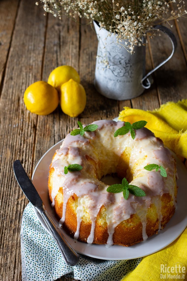 Ricetta ciambella al limone senza burro