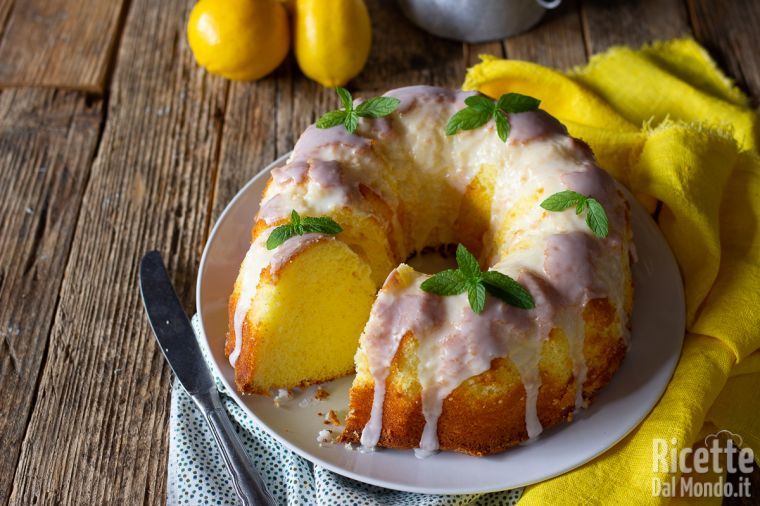 Ciambella Al Limone Soffice E Umida Senza Burro