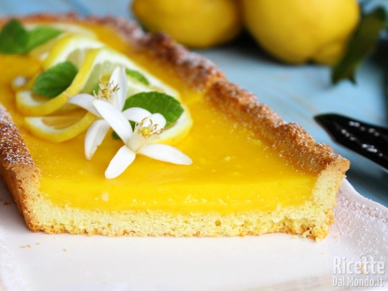 Crostata al lemon curd - lemon tart