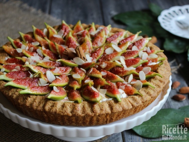 Crostata di mascarpone e fichi
