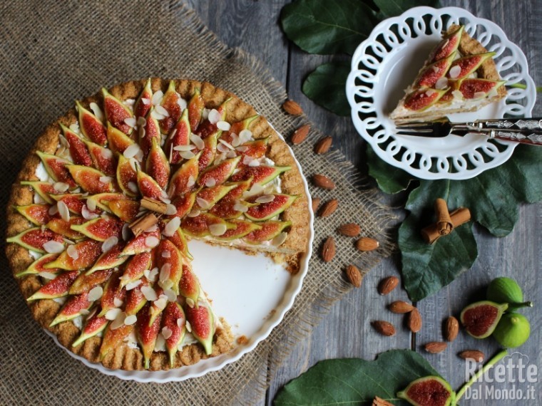 Crostata di mascarpone e fichi dolci