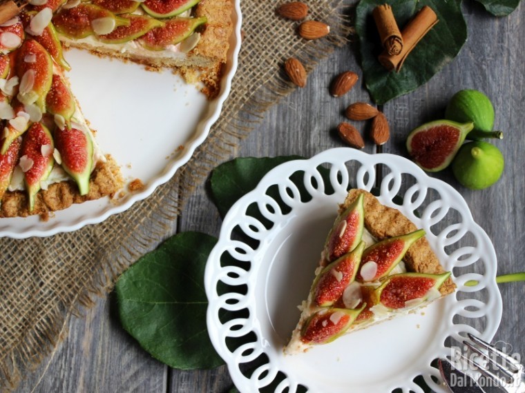 Crostata di mascarpone e fichi fatta in casa