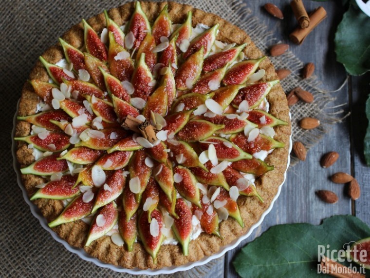 Crostata di mascarpone e fichi freschi