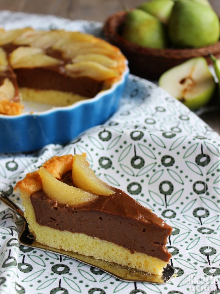 Crostata pere e cioccolato semplice