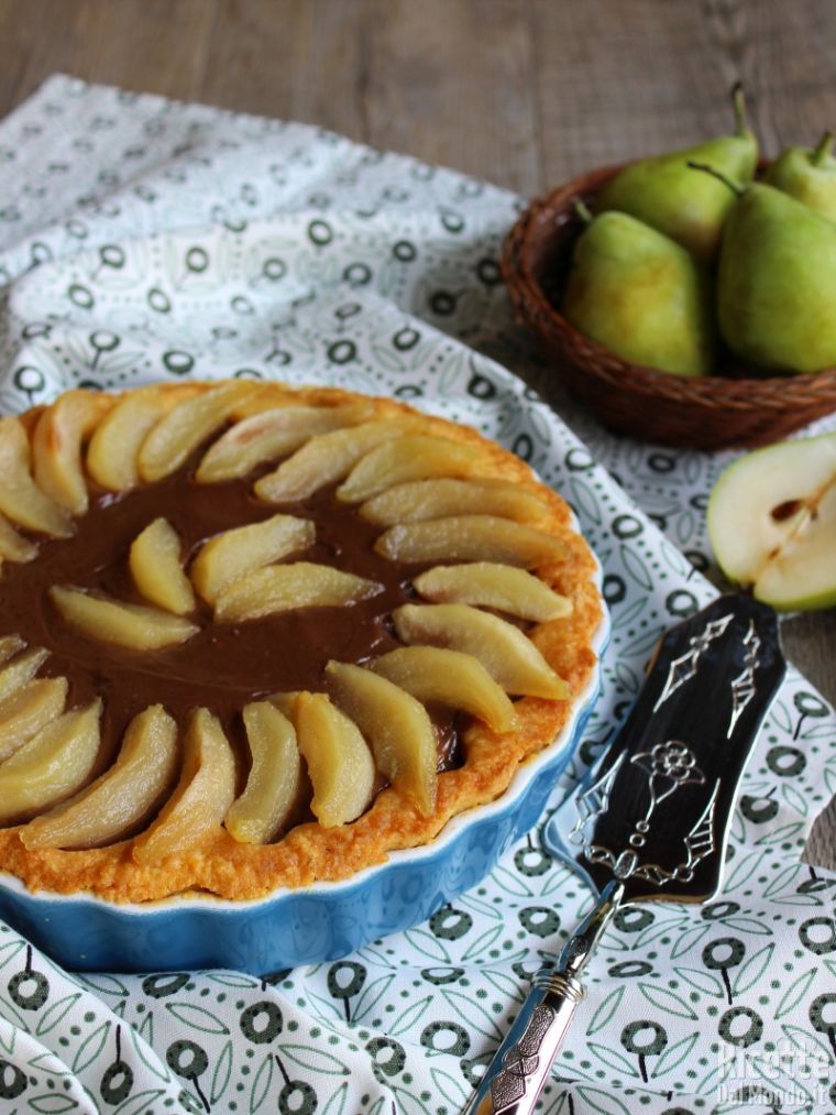 Come fare la Crostata pere e cioccolato