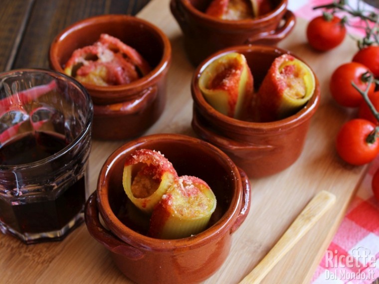 Ricetta Cocottine di pasta ripiena