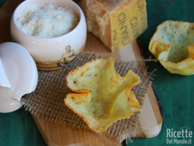 Ricetta Cialdine di parmigiano