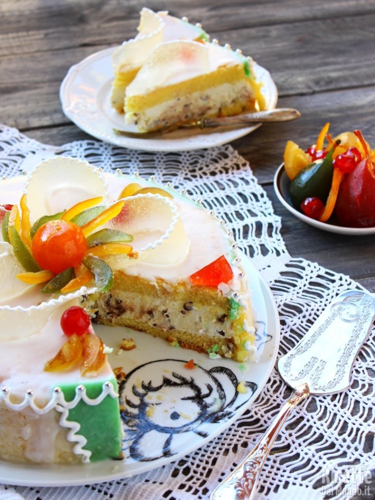 Cassata siciliana fatta in casa
