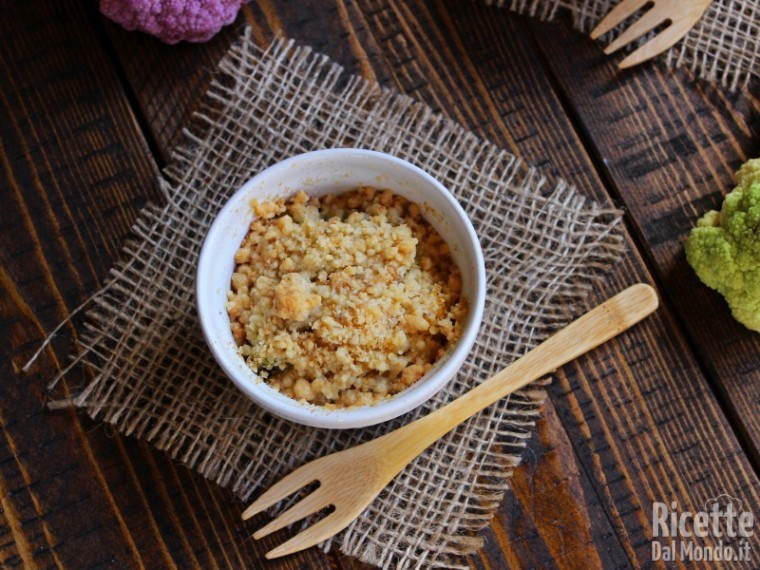 Ricetta Crumble di cavolfiore