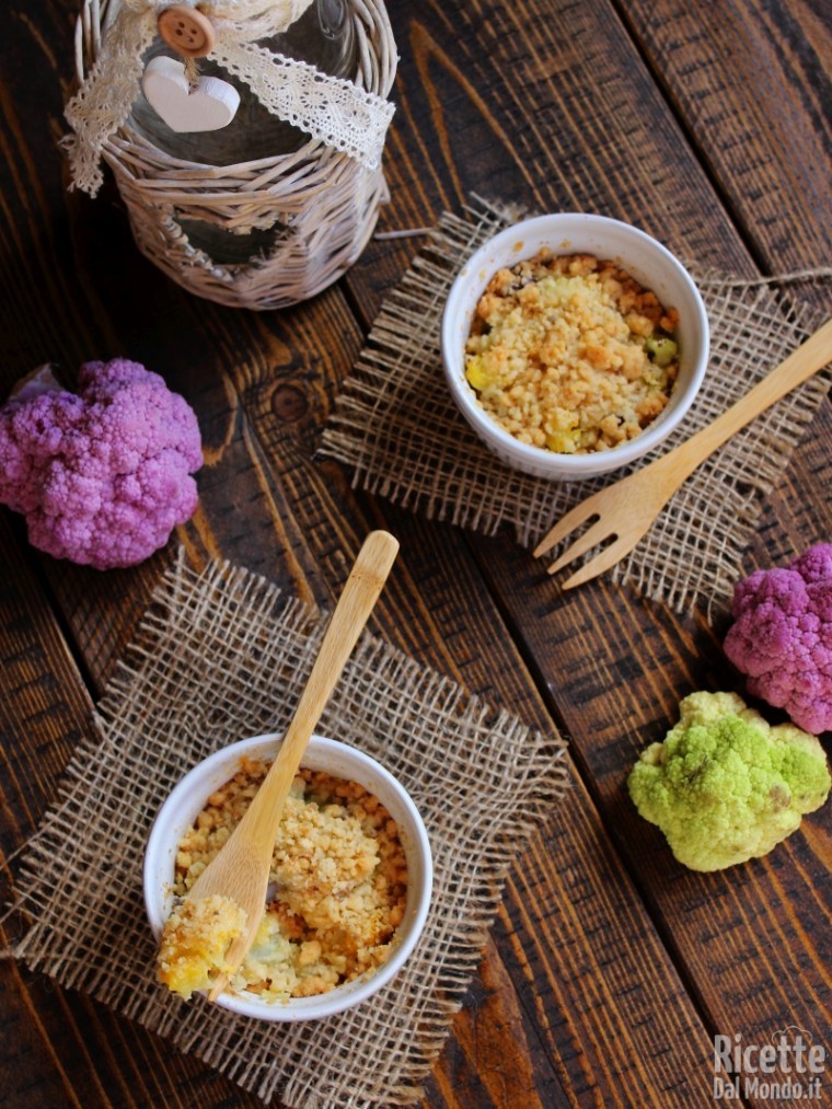 Come fare il Crumble di cavolfiore