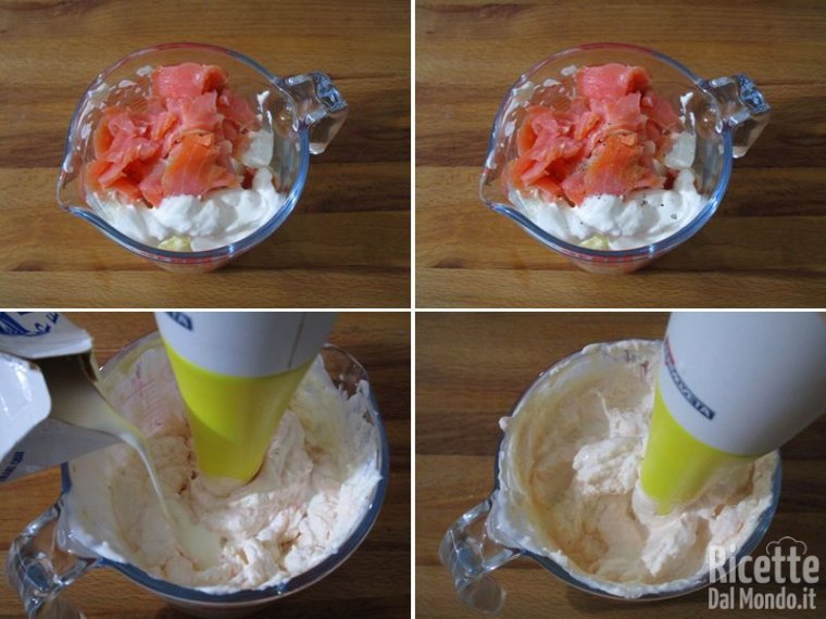Crostini con mousse al salmone 2
