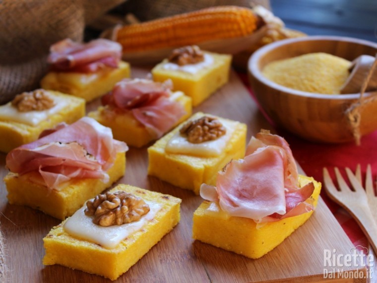 Come fare i Crostini di polenta