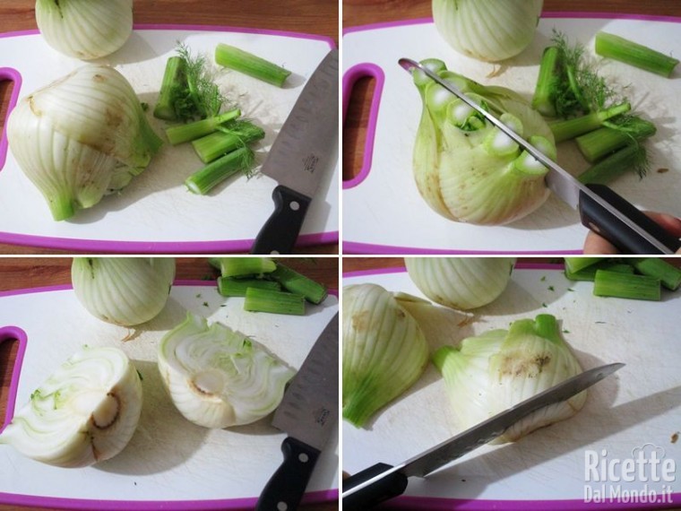 Come pulire i finocchi dolci