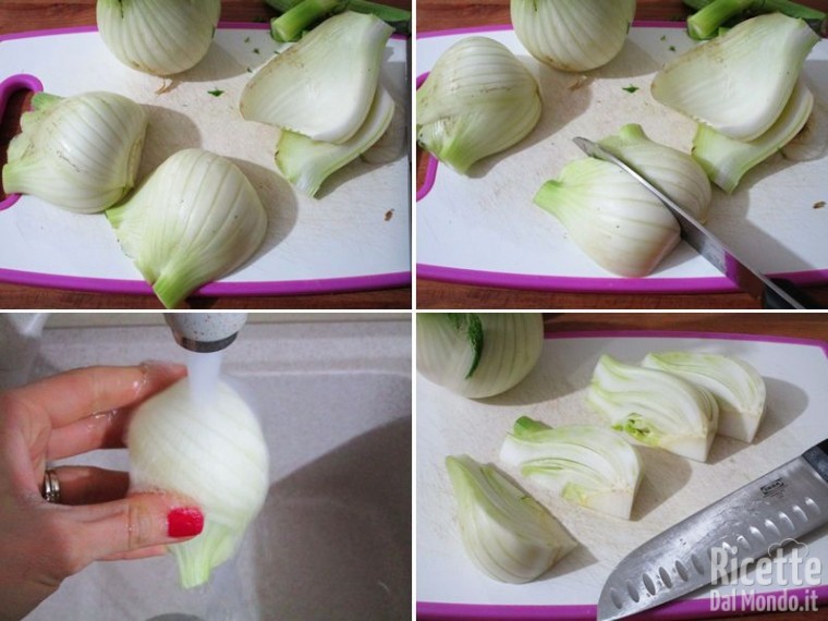 Come pulire i finocchi coltivati