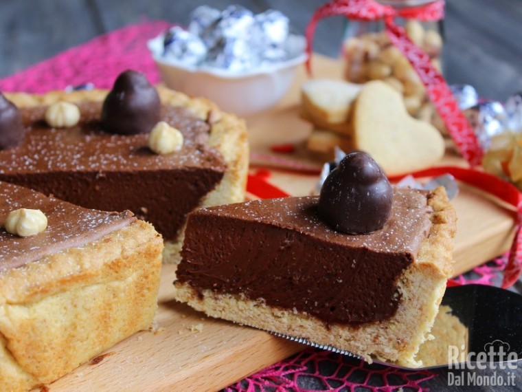 Crostata baci perugina al cioccolato