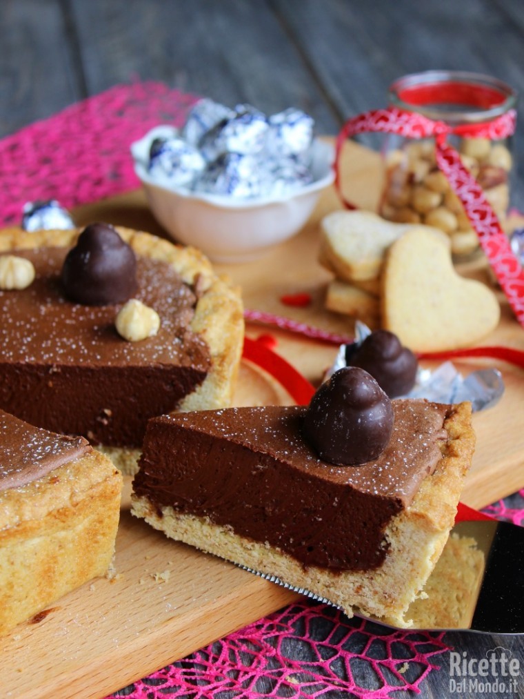 Crostata baci perugina alle nocciole