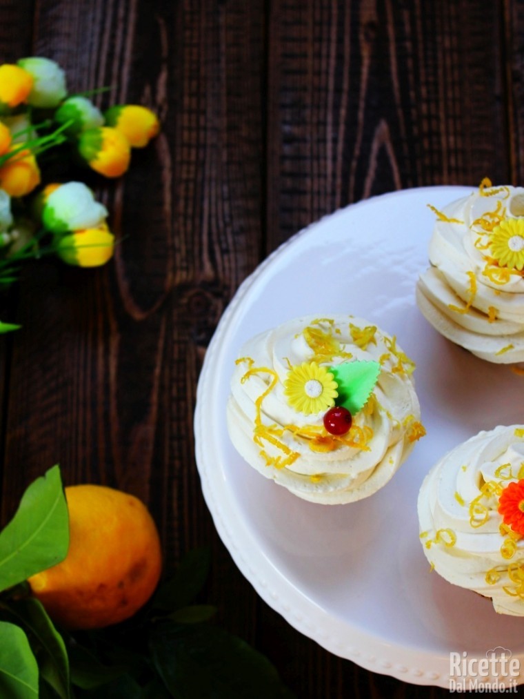 Cupcakes al limone e cioccolato