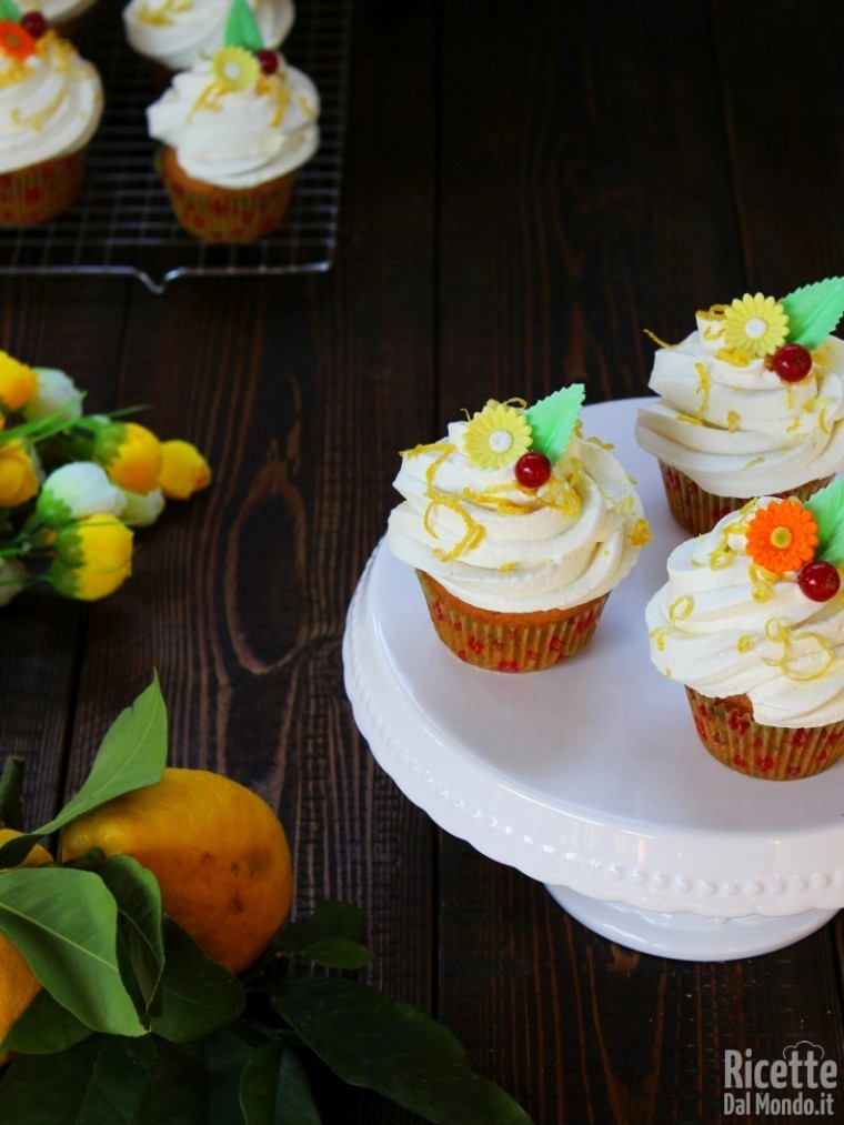Cupcakes al limone freschi