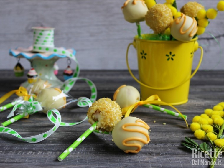 Ricetta Cake pops al limone