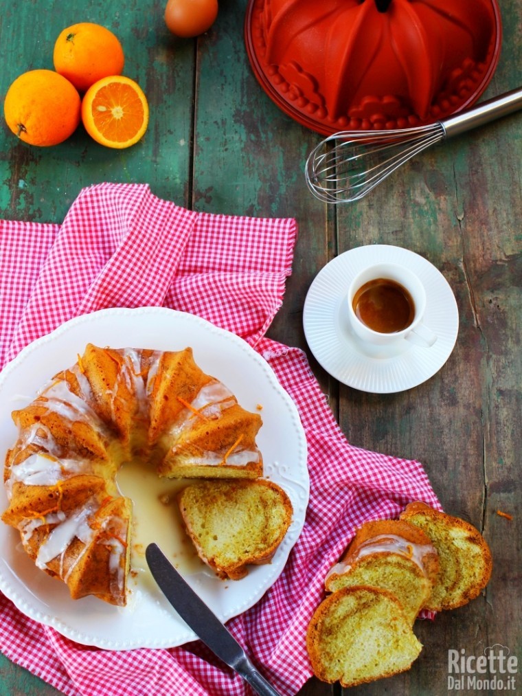 Ciambella albumi e arancia morbida