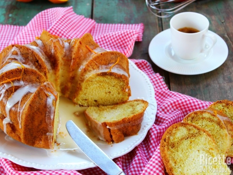 Ricetta della ciambella albumi e arancia