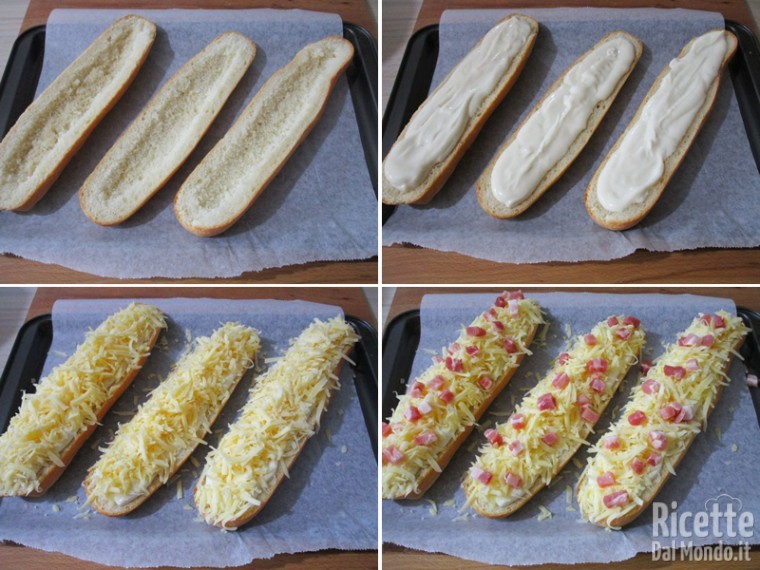 Baguette croccante al formaggio 3