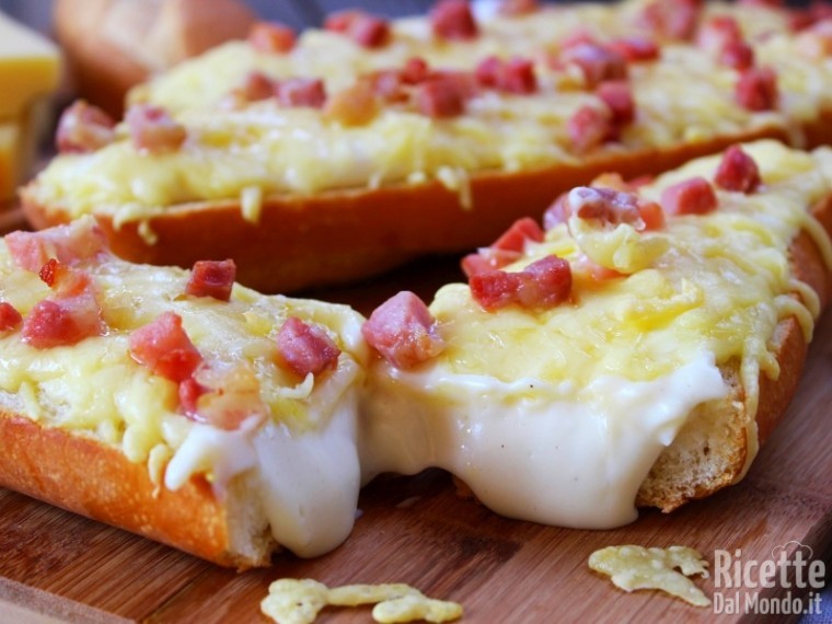 Ricetta croque baguette