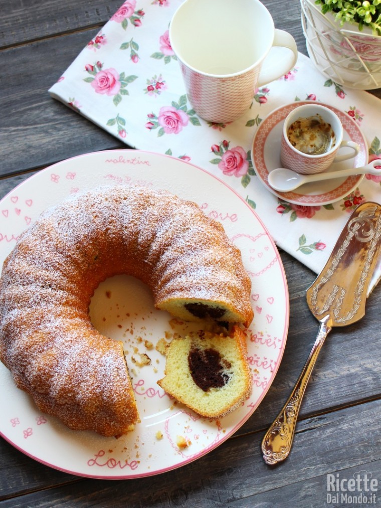 Come fare la Ciambella all'acqua marmorizzata