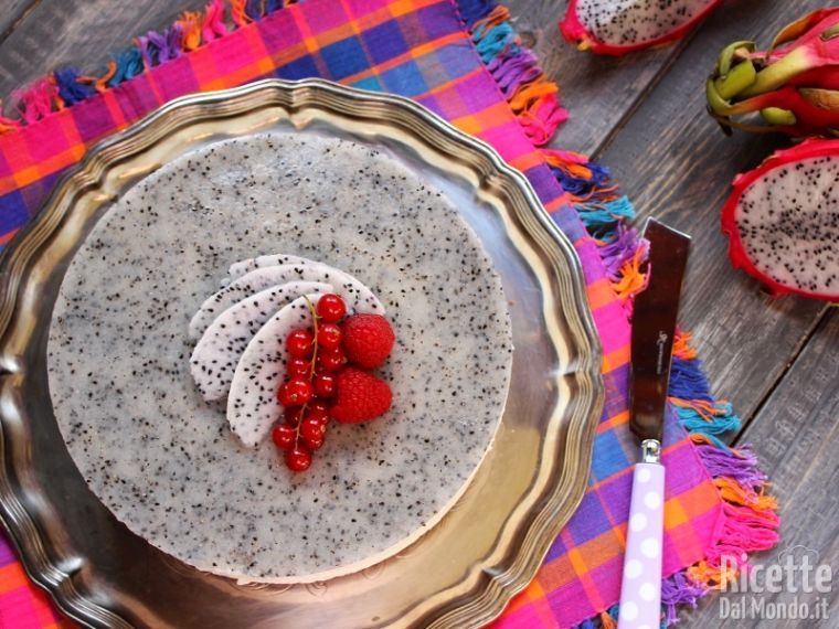 Ricetta cheesecake con la pitaya