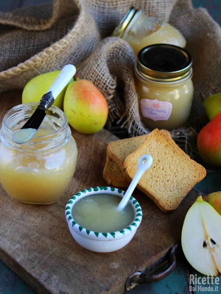 Marmellata di pere, ricetta della nonna
