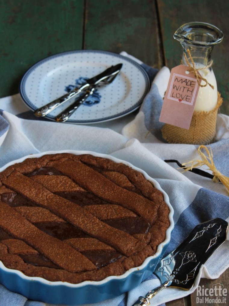 Semplice crostata al cioccolato di Knam