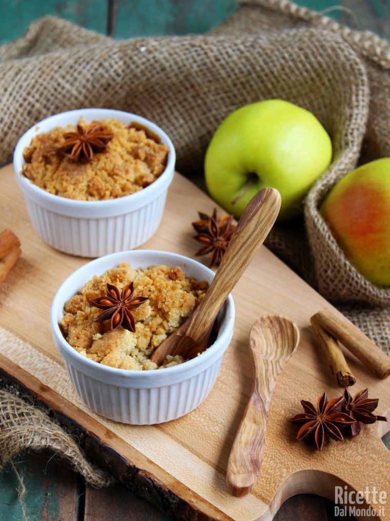Ricetta classica del crumble di mele